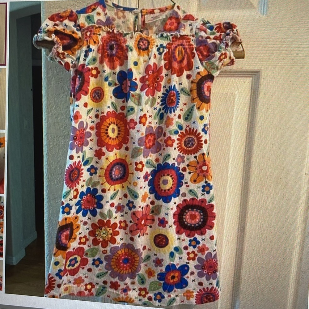 Hanna Andersson Floral Dress 6X-7